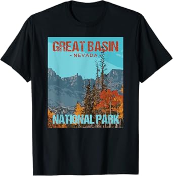 Great Basin National Park Nevada Poster Design T-Shirt