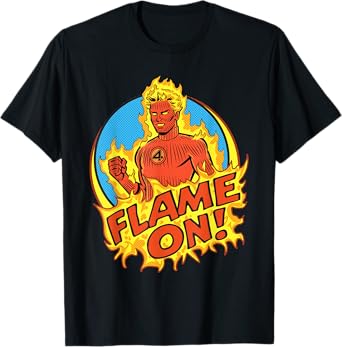 Marvel Fantastic Four: First Steps Human Torch "Flame On!" T-Shirt