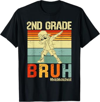 2nd Grade Bruh We Back to School 2025 Boys 1st Day of School T-Shirt