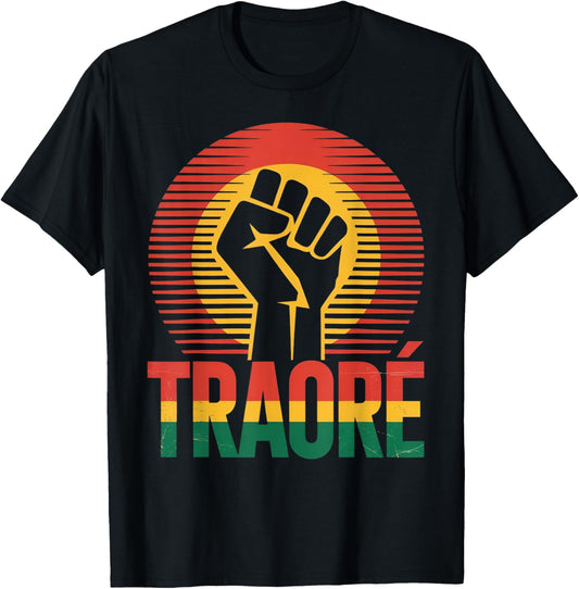 Africa Resistance Thomas Sankara Burkina Faso Ibrahim Traore T-Shirt