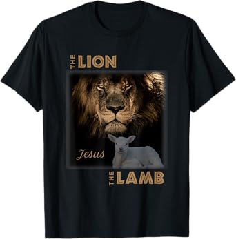 The Lion And The Lamb Jesus T-Shirt T-Shirt