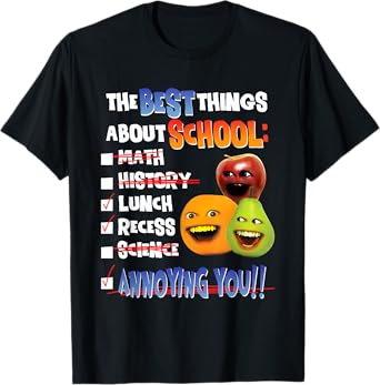 The Best Things About School Math History Lunch Recess T-Shirt