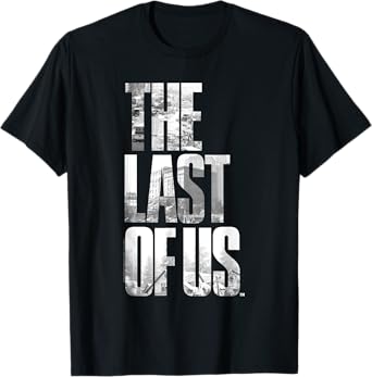 The Last of Us City View Logo Lettering Video Game T-Shirt