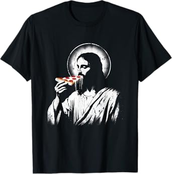 Jesus Pizza Slice - Funny Christian Religious Pizza Lover T-Shirt