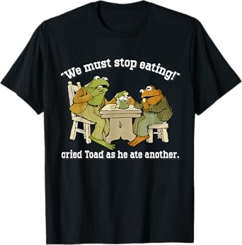 We Must Tee Stop Eating Toad As He Ate Another Frog Men Toad T-Shirt