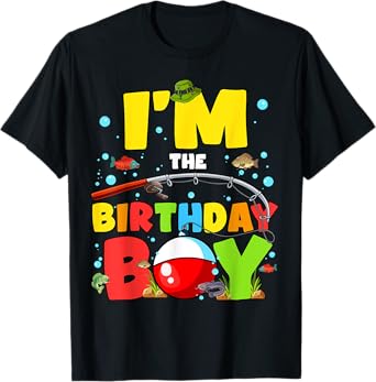 I'm The Birthday Boy Fishing O-Fish-Ally Family Matching T-Shirt