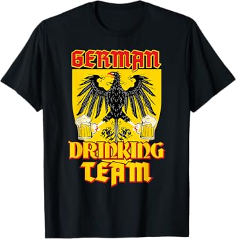 German Team of Drinking Germany Flag Funny Oktoberfest Gift T-Shirt