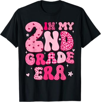 In My Second Grade Era 2nd Grade Girl Teacher Back To School T-Shirt