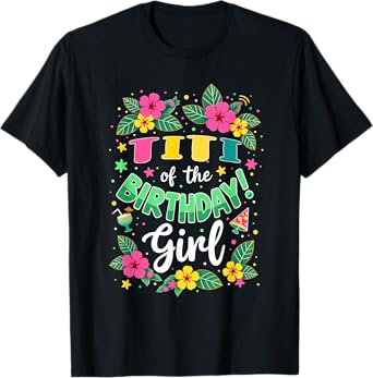 Aloha Hawaii Aunt Titi Of The Birthday Girl T-Shirt