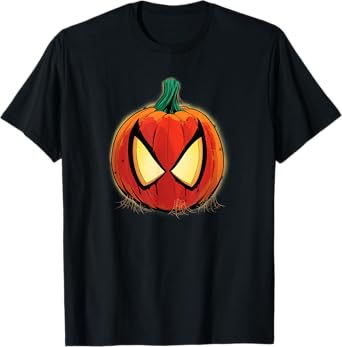 Marvel Spider-Man Halloween Spooky Pumpkin Jack-o’-Lantern T-Shirt