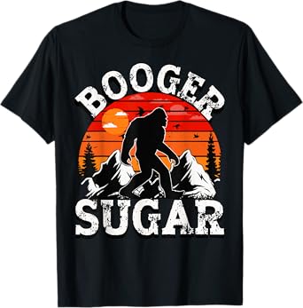 Funny Humor Nose Nachos Sasquatch Yeti Booger Sugar T-Shirt