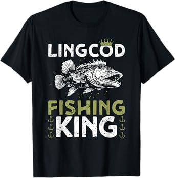 Lingcod Fishing King T-Shirt
