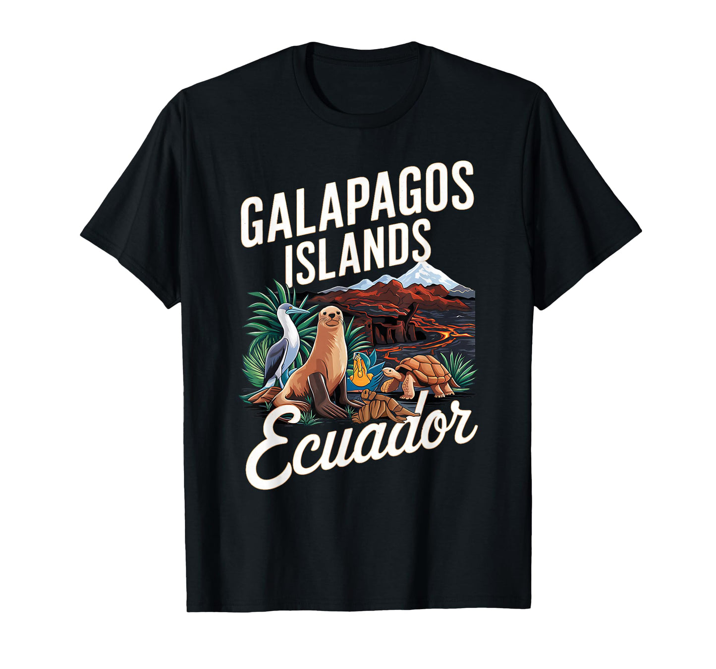 Explore the Majestic Wildlife of Galapagos Islands T-Shirt