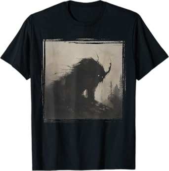 Dark Horror Nightmare Demonic Monster Gothic Alt Scary Art T-Shirt