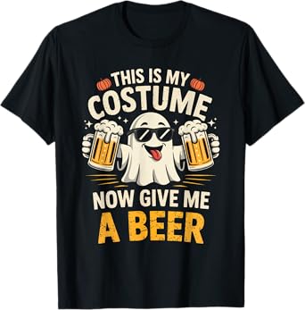 Funny Vintage Boo This is My Halloween Costumes Adults Mens T-Shirt