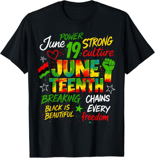 Juneteenth African American Juneteenth 1865 Freedom T-Shirt