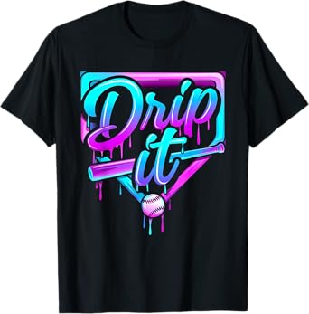 Baseball Lifestyle 101 Apparel Youth Baseball Drip Icecream T-Shirt