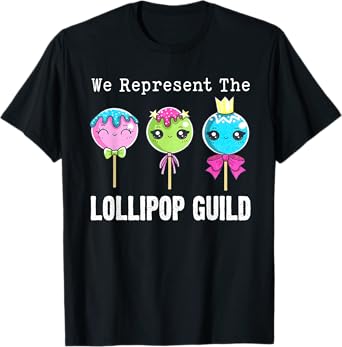 We Represent The Lollipop Guild Wizard-Of-Oz Cute Candy T-Shirt