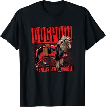 Marvel Studios Deadpool & Wolverine Dogpool Smells Trouble T-Shirt
