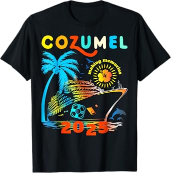 Cozumel Cruise 2025 Cruising Mexico Cozumel Family Matching T-Shirt