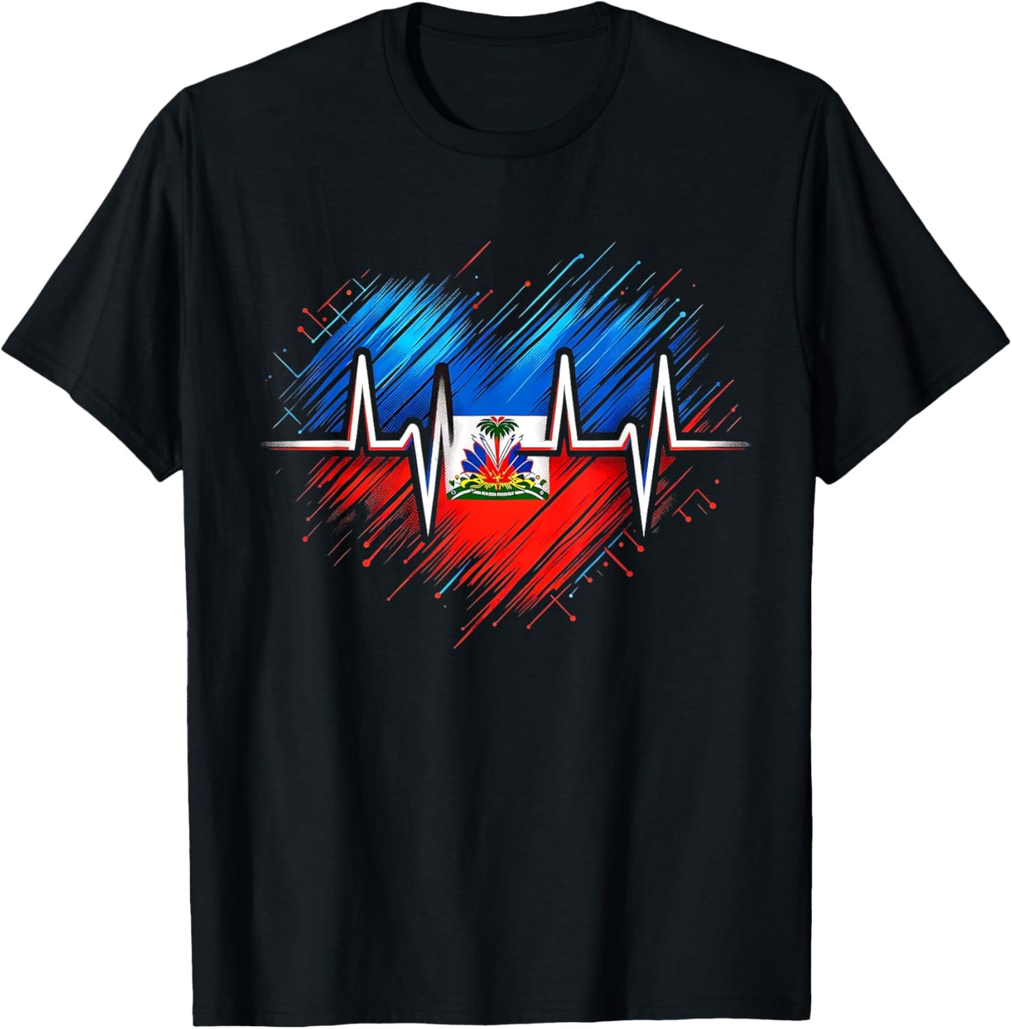 Haitian Flag Day Love Haiti Haitian Haitian Roots Haiti Flag T-Shirt