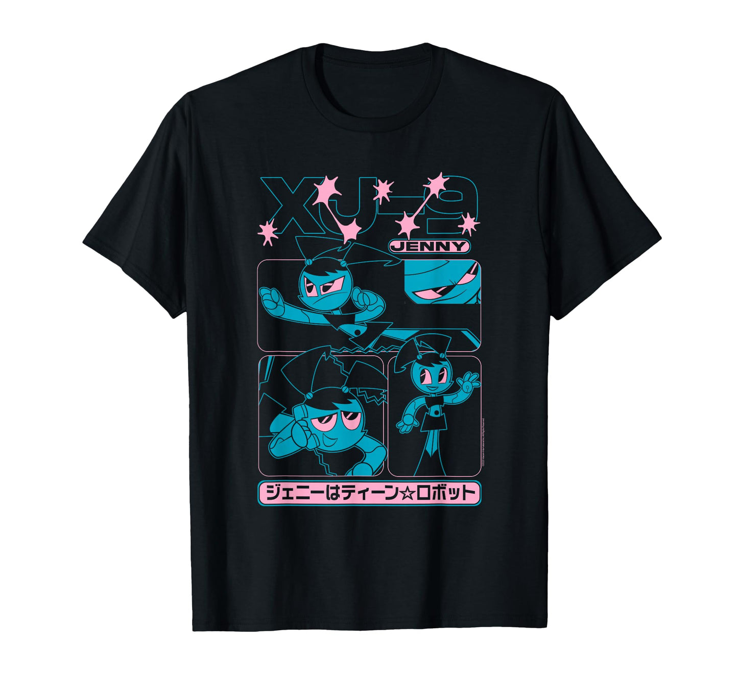 My Life as a Teenage Robot Jenni Kanji Anime Cartoon T-Shirt
