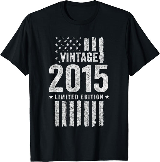 2015 Birthday - Born in 2015 - Limited Edition Vintage 2015 T-Shirt