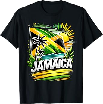 Proud Jamaican Happy Independence Day Jamaica 1962 Men Women T-Shirt