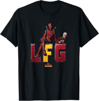 Marvel Deadpool & Wolverine LFG Deadpool & Dogpool Logo T-Shirt