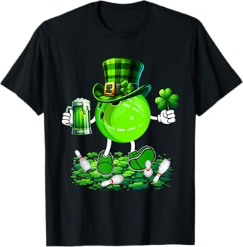St. Patrick's Day Bowling Drinking Beer Lover Player Drinker T-Shirt