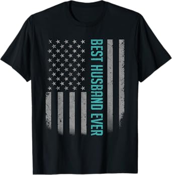 Best Husband Ever American Flag Shirt Gifts For Father's day T-Shirt