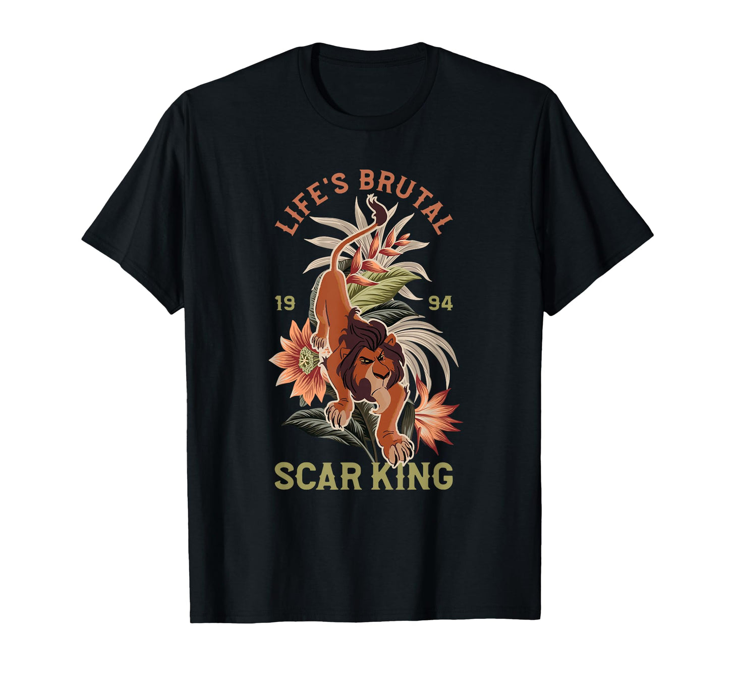 Disney The Lion King Anniversary ’94 Scar King Life’s Brutal T-Shirt