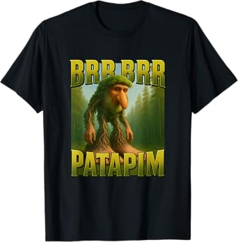 Brr Brr Patapim Italian Brainrot Funny Forest Monkey Meme T-Shirt