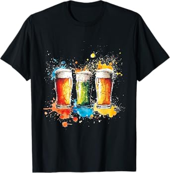 Craft Beer Watercolor T-Shirt