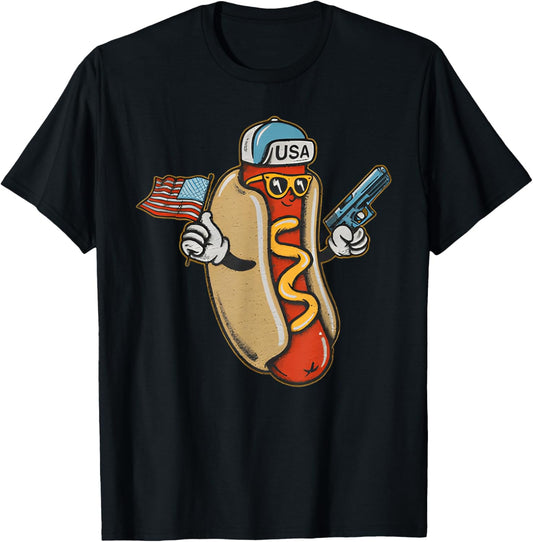 Got That Dawg In Me Funny Hot Dog Usa 4th Of July T-shirt