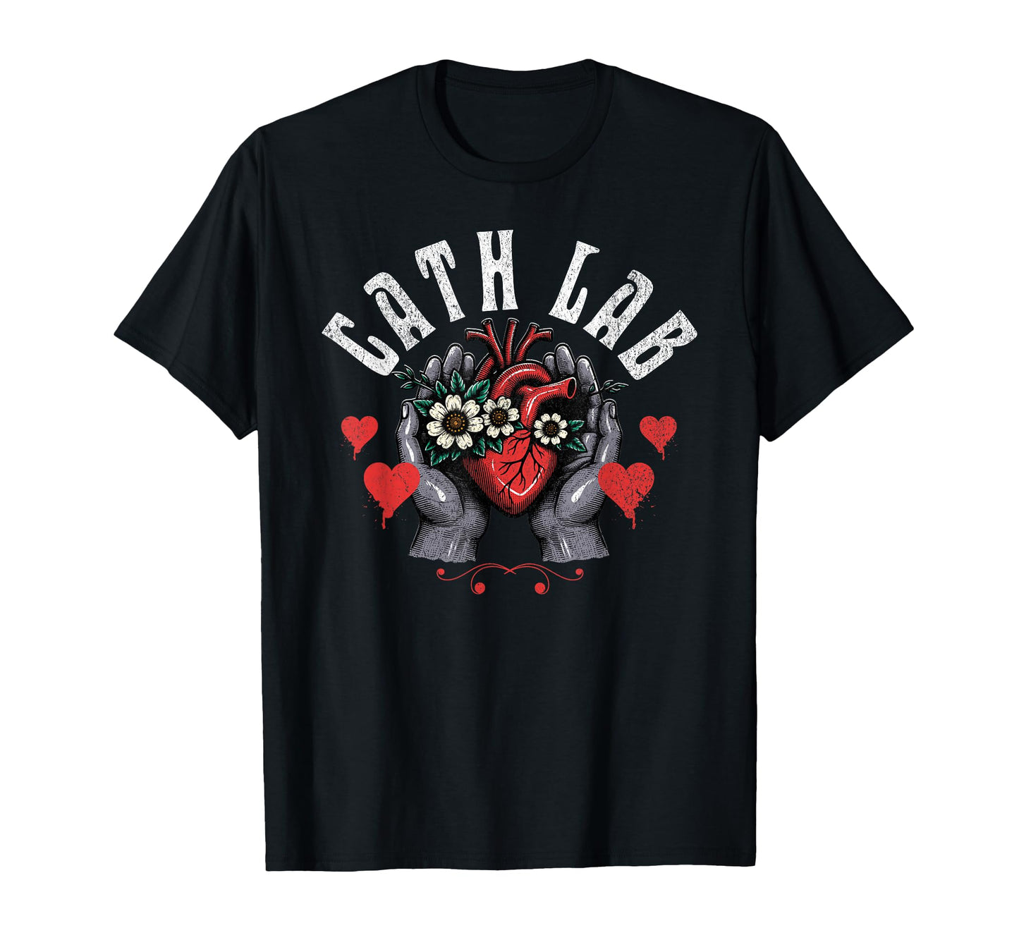 Cath Lab Life - Hands & Hearts T-Shirt