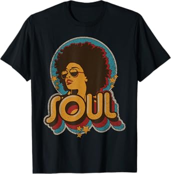 70s Funk Afro Soul Retro Vintage 70s Retro Soul tee T-Shirt
