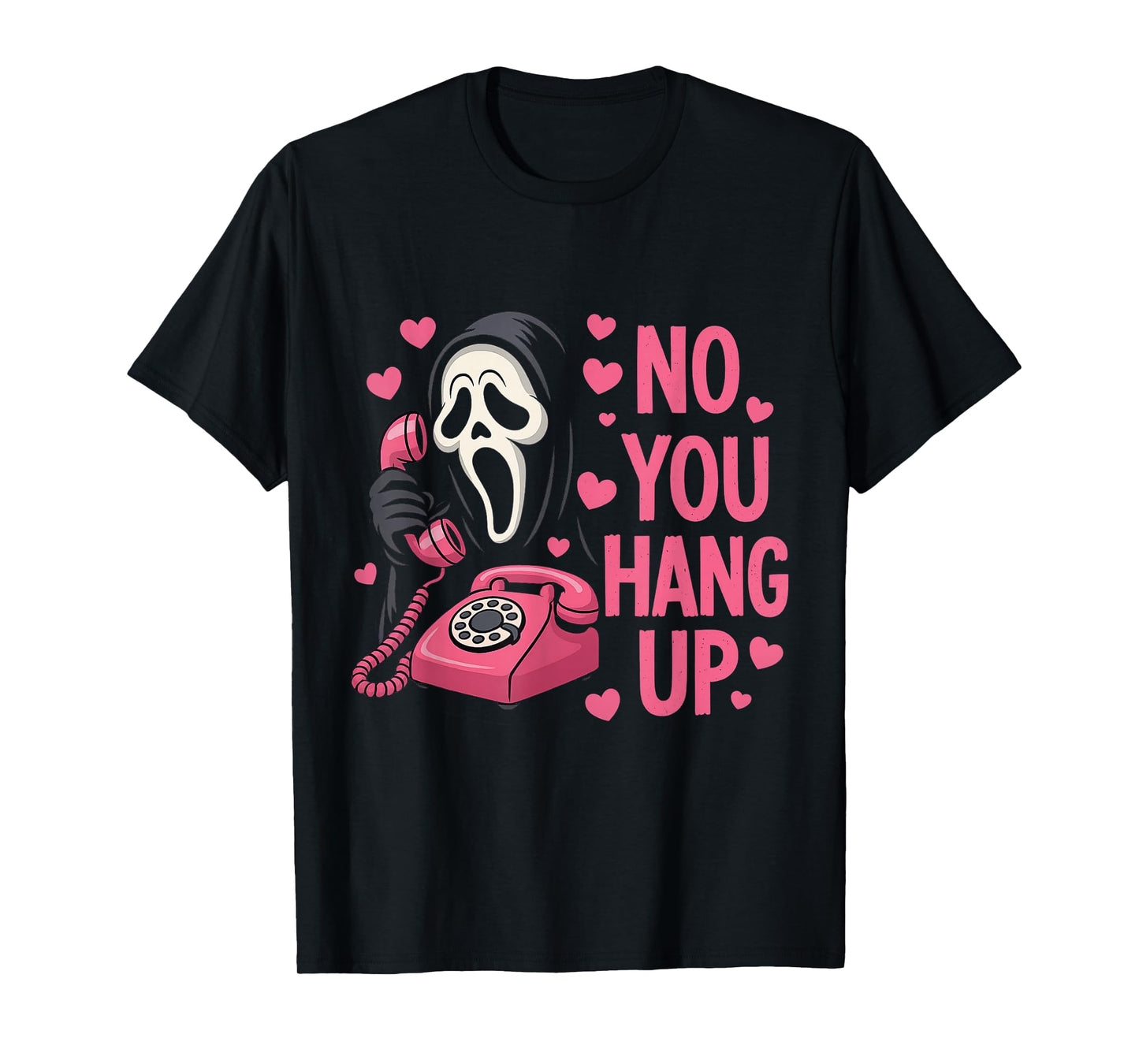 Funny Ghost Calling Halloween Scary Costume You Hang Up T-Shirt - T-Shirt | Black