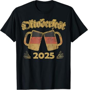 Oktoberfest 2025 Funny Oktoberfest 2025 Costume Men Women T-Shirt