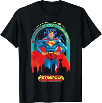Superman (2025) Metropolis City Of Tomorrow Heroic Logo T-Shirt