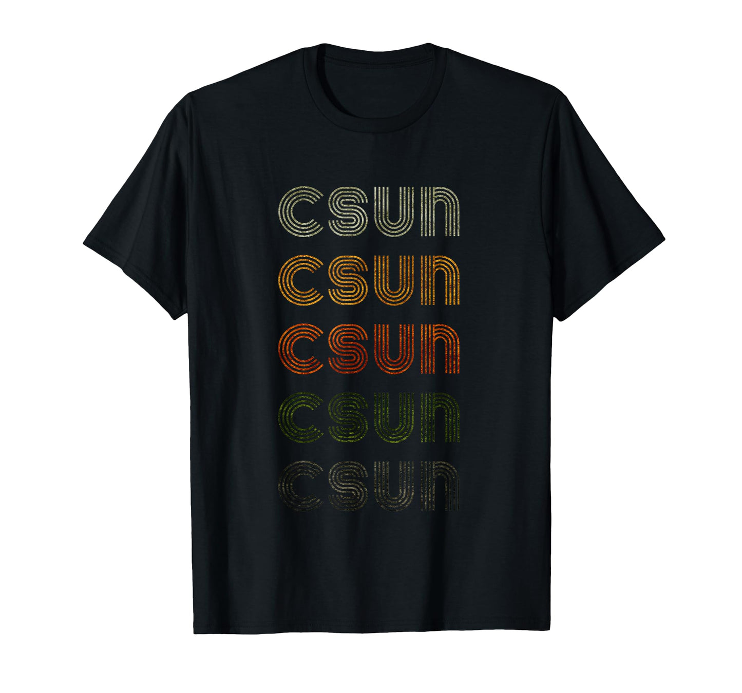 Love Heart Csun Tee Grunge Vintage Style Black Csun T-Shirt