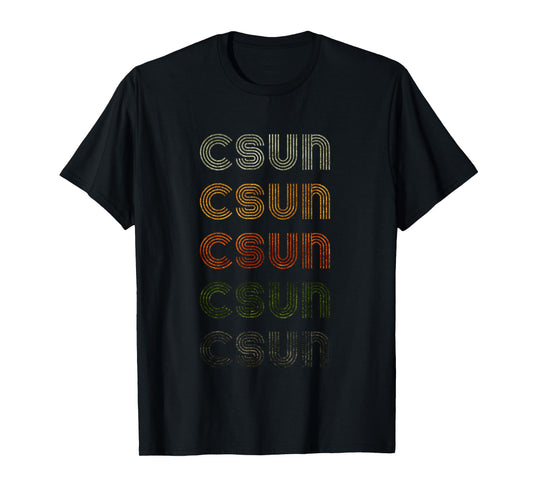 Love Heart Csun Tee Grunge Vintage Style Black Csun T-Shirt