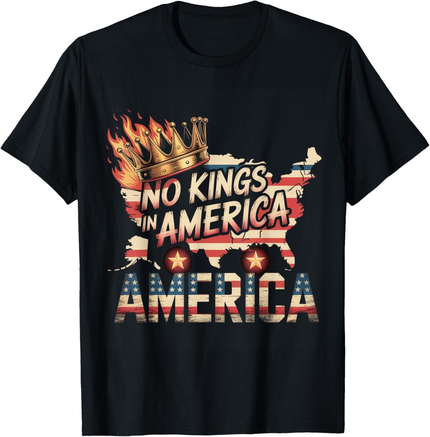 No Kings In America T-shirt