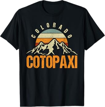 Colorado Cotopaxi Vintage Mountains Hiking Wildlife Colorado T-Shirt