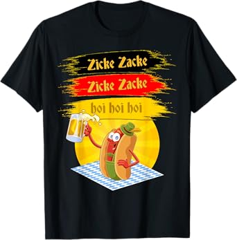 Oktoberfest Zicke Zacke Hoi Germany Beer Festival Men Women T-Shirt