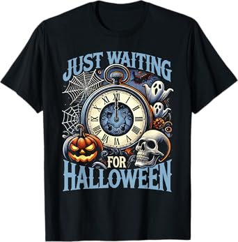 Halloween Summer Just Waiting For Halloween Summerween T-Shirt
