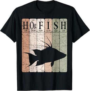 Hogfish Periodic Table Elements Hogfish Fishing T-Shirt