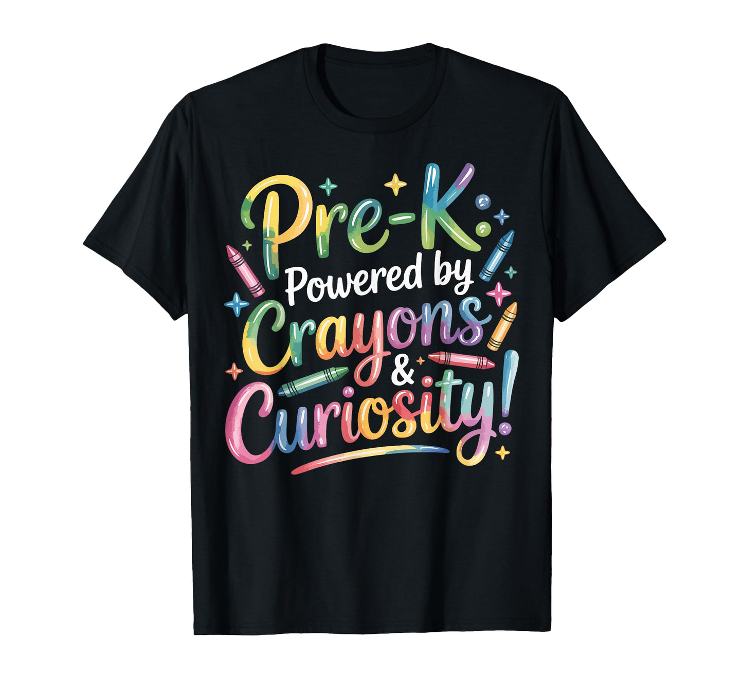 Pre-K Crayons & Curiosity Preschool Teachers Life Tie Dye T-Shirt