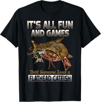 Flathead Catfish Fishing Shirt Freshwater Fish Shirt Gift T-Shirt