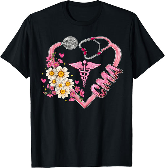 Certified Medical Assistant Cma Work Certified Nurses Day T-shirt
